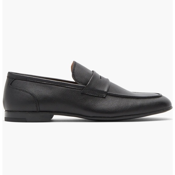 Vittorio Russo Millar Leather Penny Loafers Black Classic Business Sz 10.5 main image 8